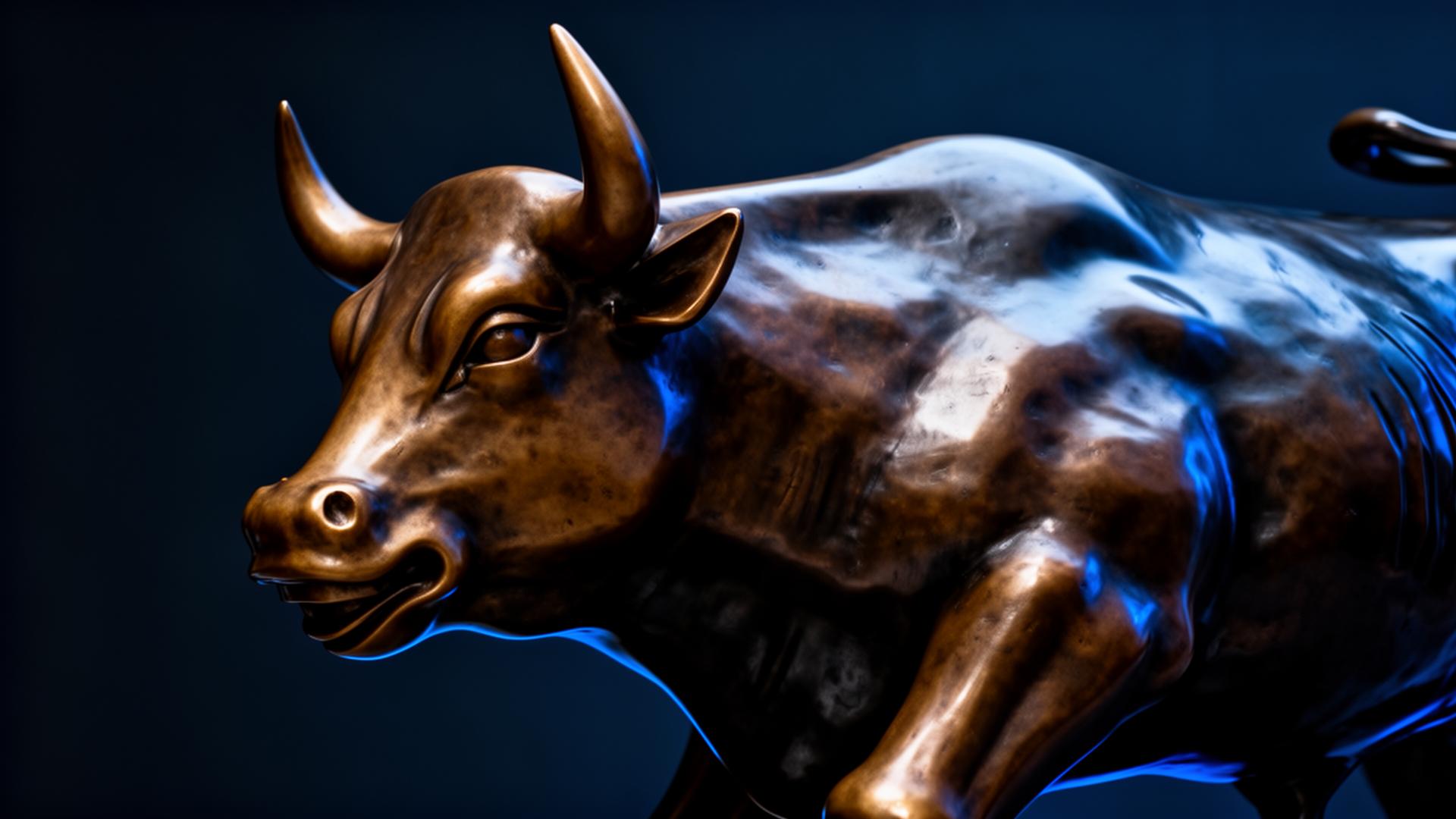 Wall Street charging bull
